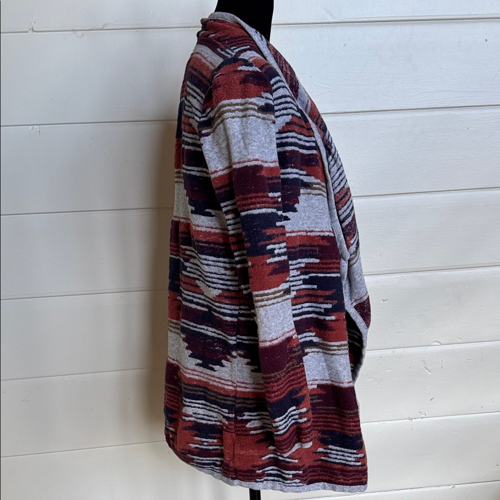 Lucky Brand Women’s S Southwestern Aztec Open Front Cardigan Duster Boho - Picture 14 of 14